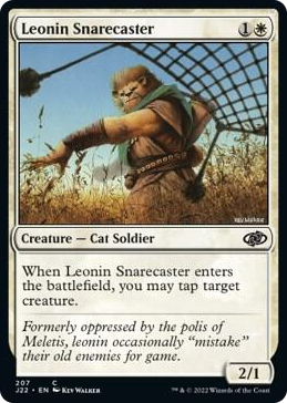 0207 Leonin Snarecaster C Jumpstart 2022