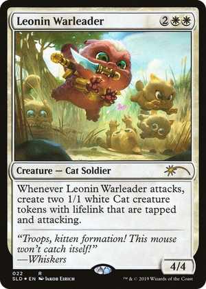 0022 Leonin Warleader R Secret Lair Drop Series