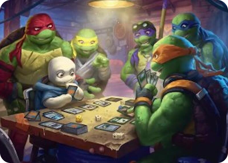 0014 Lessons from Life Art Card S Art Series: Teenage Mutant Ninja Turtles