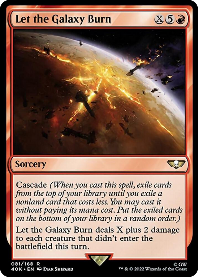 0081 Let the Galaxy Burn R Universes Beyond: Warhammer 40,000