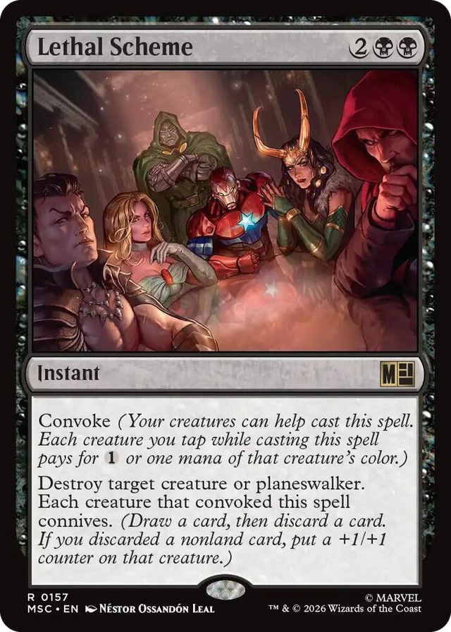 0157 Lethal Scheme R Commander: Marvel Super Heroes