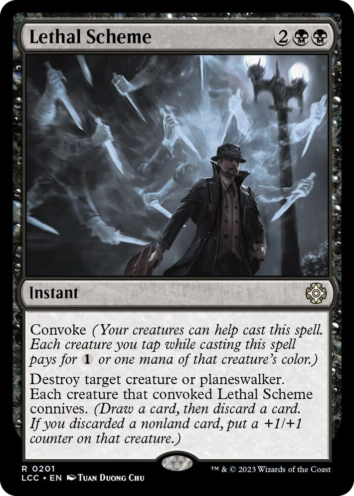 0201 Lethal Scheme R Commander: The Lost Caverns of Ixalan