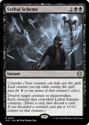 0201 Lethal Scheme R Commander: The Lost Caverns of Ixalan