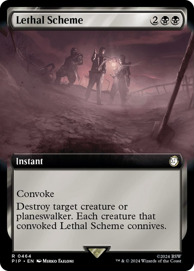 0464 Lethal Scheme (Extended Art) R Universes Beyond: Fallout