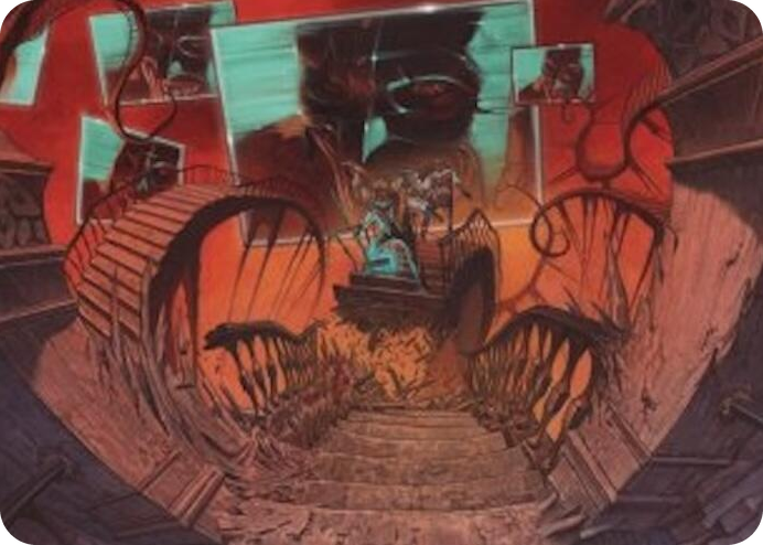 Let's Play a Game Art Card #8 S - Art Series: Duskmourn: House of Horror Pokemon card