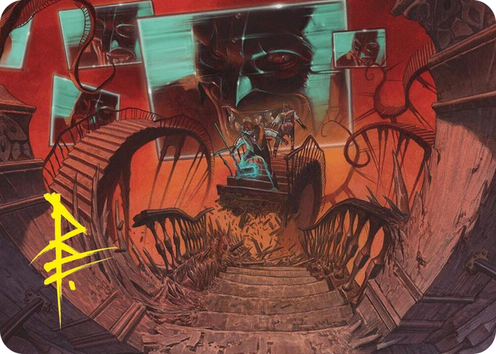 Let's Play a Game Art Card (Gold-Stamped Signature) #8 S - Art Series: Duskmourn: House of Horror Pokemon card