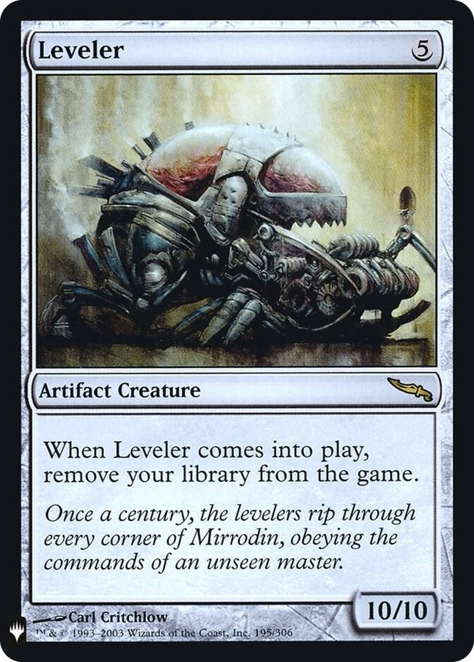 Leveler #195 R - The List Reprints Pokemon card