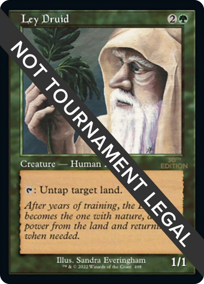 0498 Ley Druid (Retro Frame) U 30th Anniversary Edition