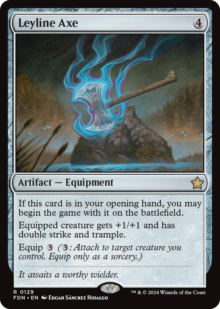 0129 Leyline Axe R Foundations