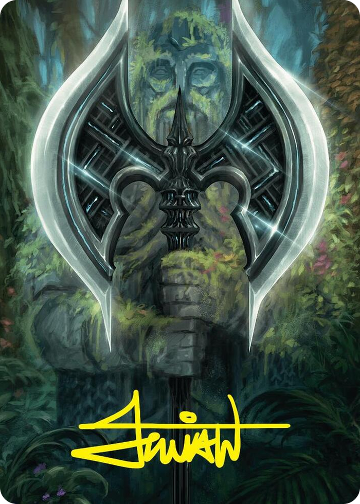 Leyline Axe Art Card (49/54) (Gold-Stamped Signature) #49 S - Art Series: Foundations Pokemon card