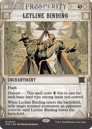 0004 Leyline Binding M Outlaws of Thunder Junction: Breaking News
