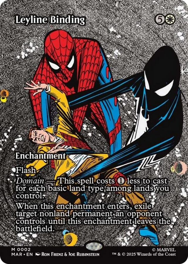 0002 Leyline Binding (Borderless) M Marvel Universe Eternal-Legal