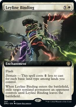 0387 Leyline Binding (Extended Art) R Dominaria United