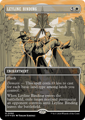 0066 Leyline Binding (Textured Foil) M Outlaws of Thunder Junction: Breaking News