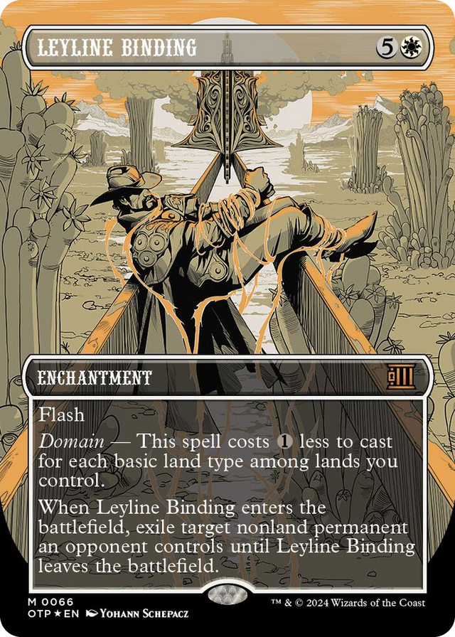 0066 Leyline Binding (Textured Foil) M Outlaws of Thunder Junction: Breaking News