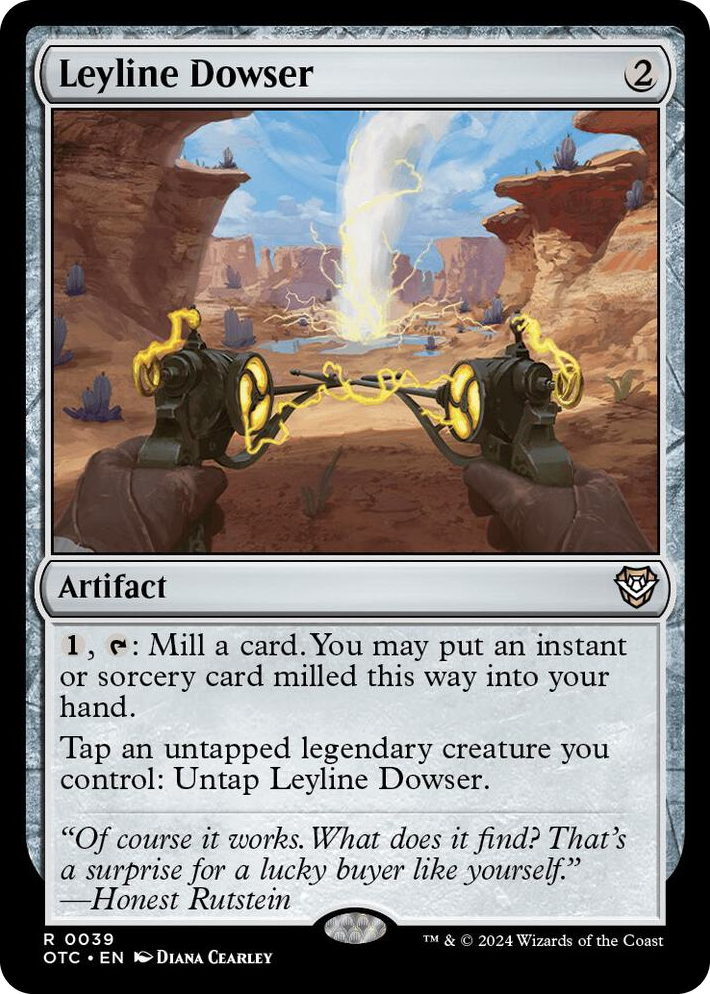 0039 Leyline Dowser R Commander: Outlaws of Thunder Junction