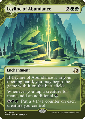 0056 Leyline of Abundance R Wilds of Eldraine: Enchanting Tales