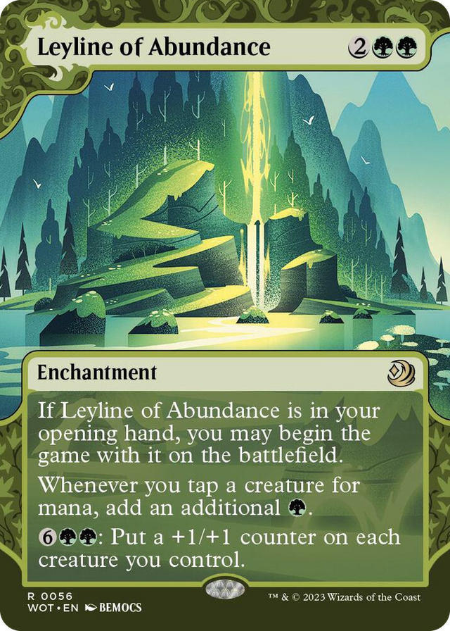 0056 Leyline of Abundance R Wilds of Eldraine: Enchanting Tales