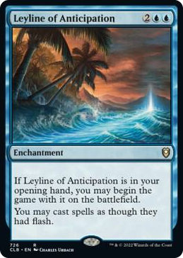 0726 Leyline of Anticipation R Commander Legends: Battle for Baldur's Gate