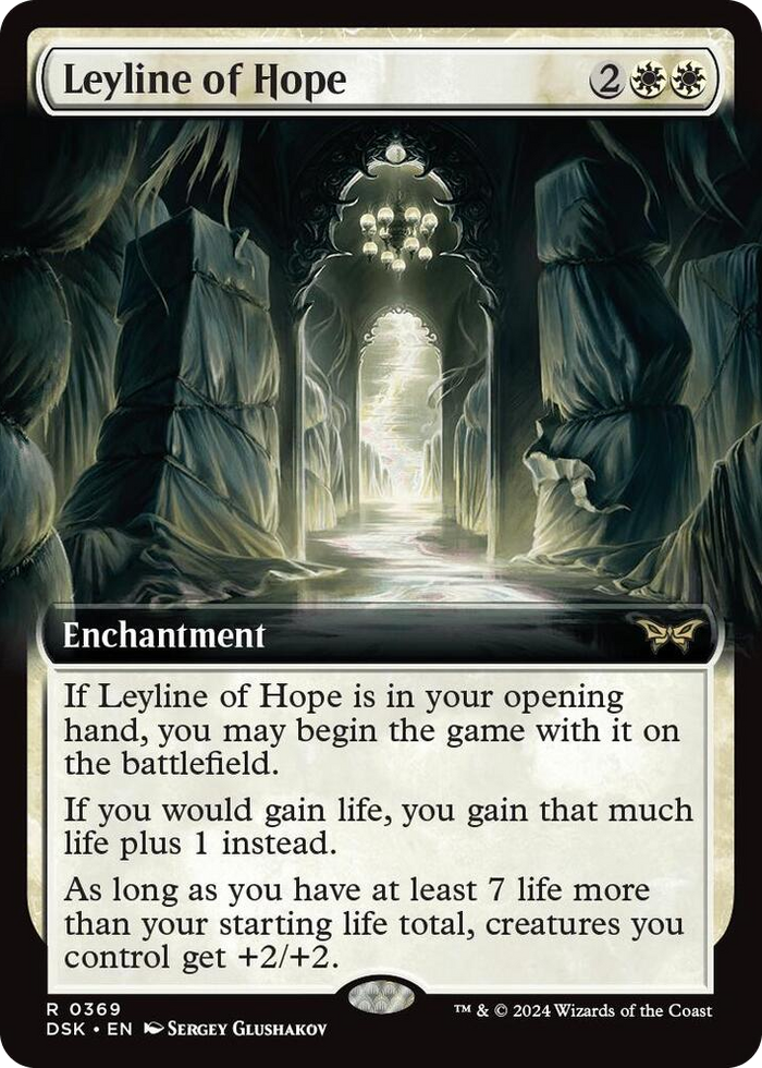Leyline of Hope (Extended Art) #369 R - Duskmourn: House of Horror Pokemon card