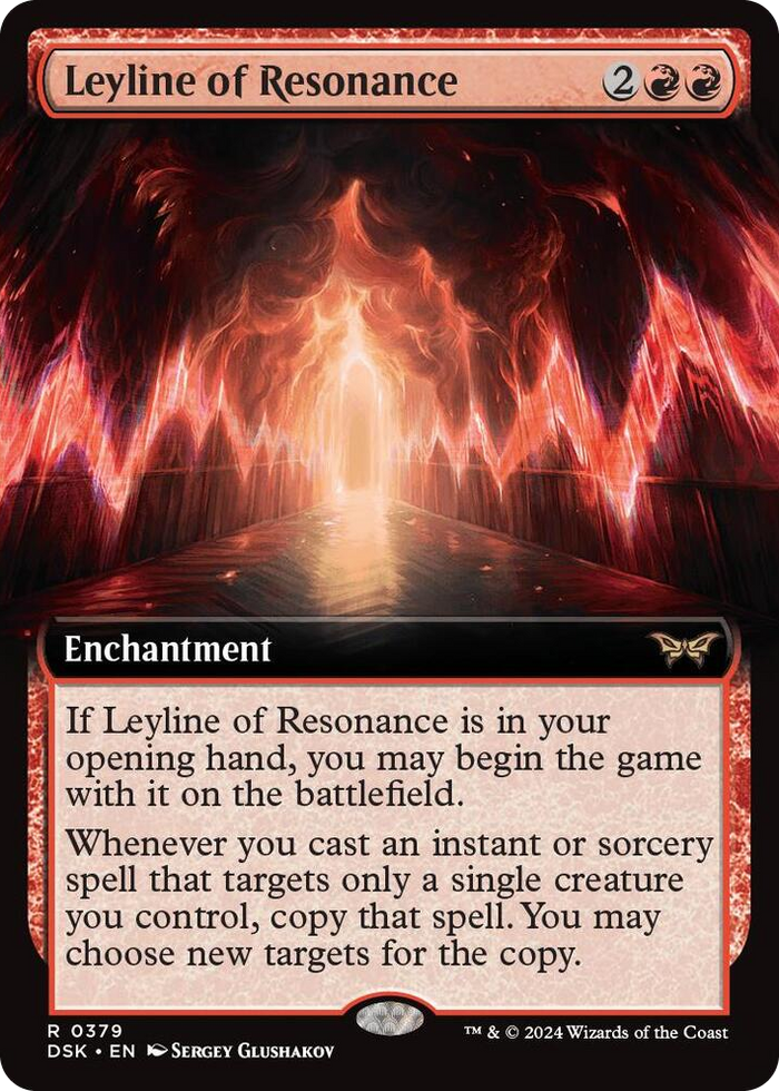 Leyline of Resonance (Extended Art) #379 R - Duskmourn: House of Horror Pokemon card