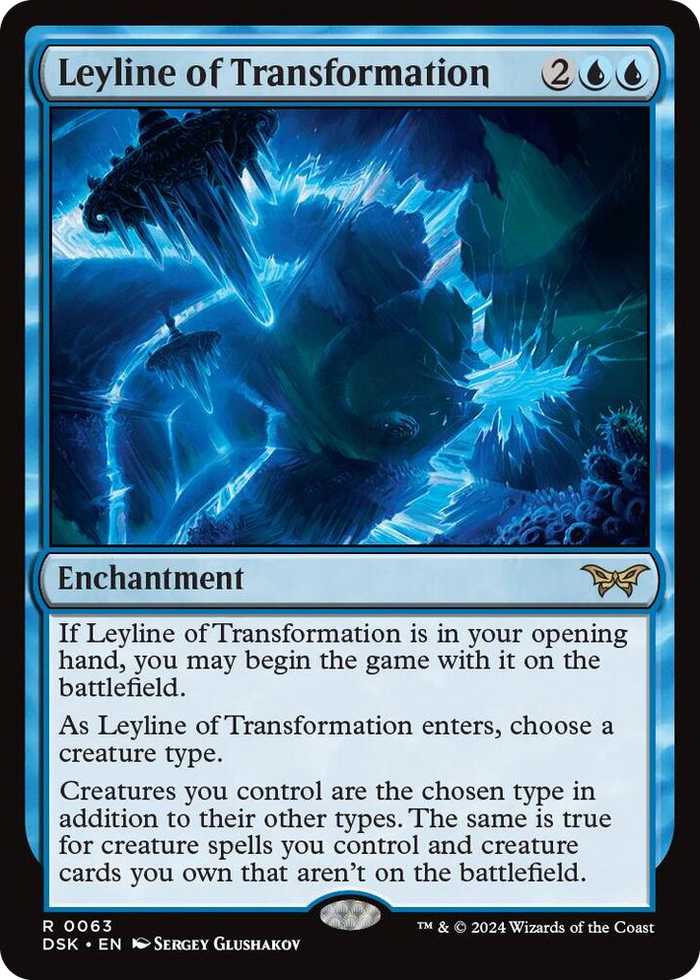 Leyline of Transformation #63 R - Duskmourn: House of Horror Pokemon card