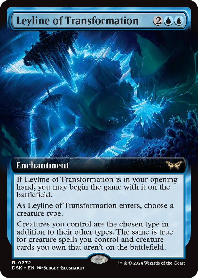 0372 Leyline of Transformation (Extended Art) R Duskmourn: House of Horror