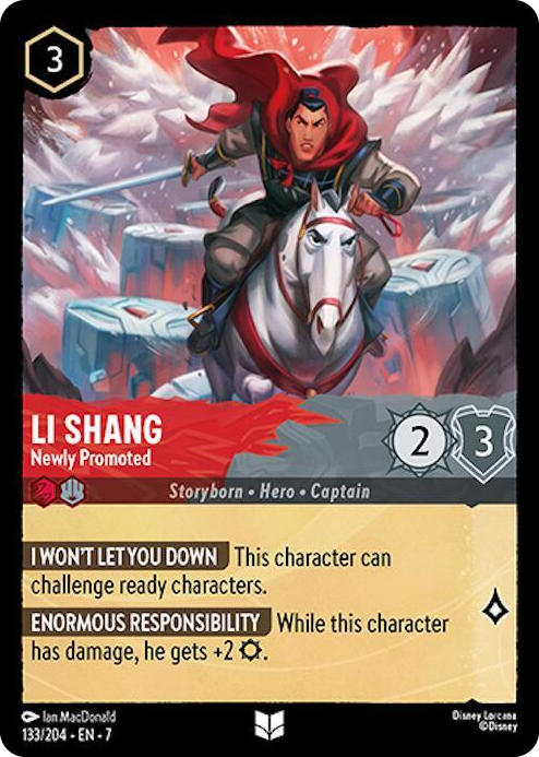 0133 Li Shang - Newly Promoted Uncommon Archazia's Island