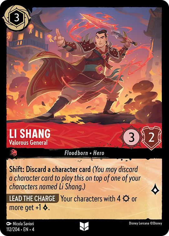 0112 Li Shang - Valorous General Uncommon Ursula's Return