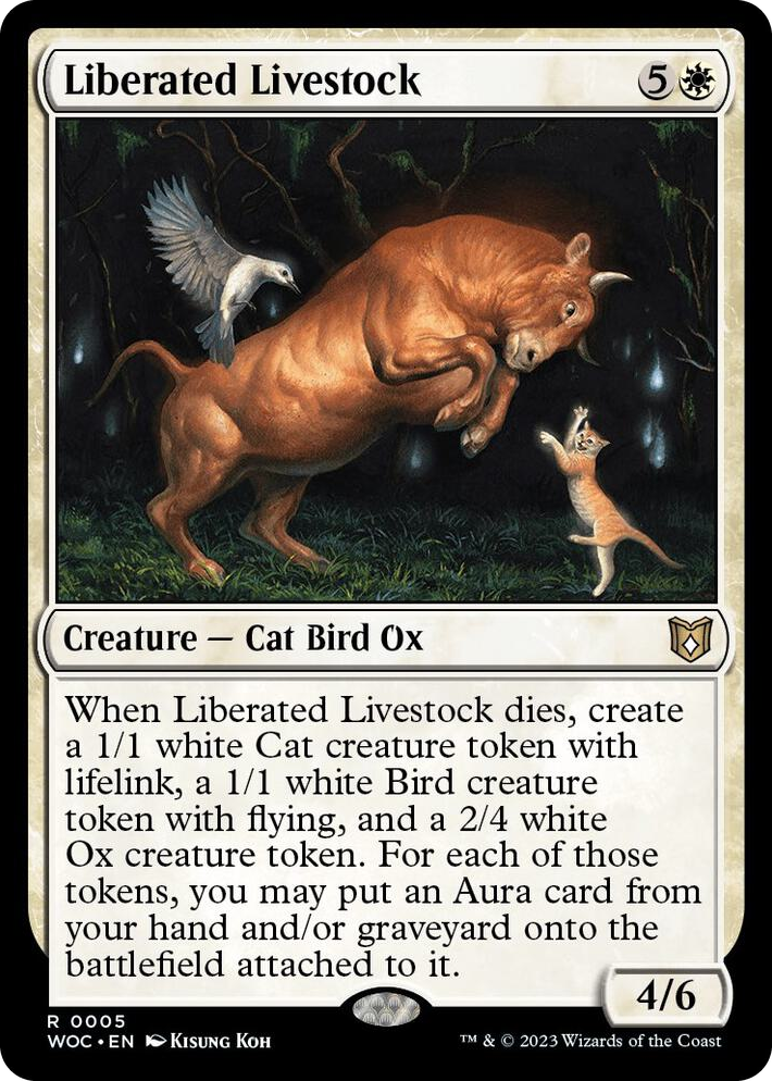 0005 Liberated Livestock R Commander: Wilds of Eldraine
