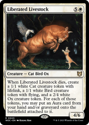 0005 Liberated Livestock R Commander: Wilds of Eldraine