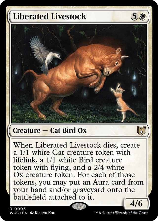 0005 Liberated Livestock R Commander: Wilds of Eldraine