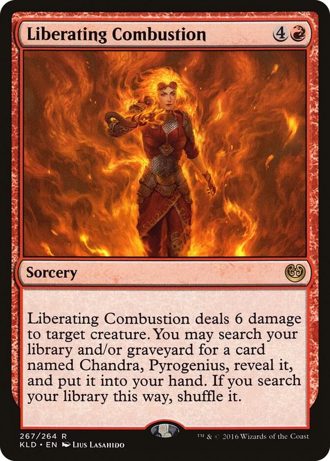 Liberating Combustion #267 R - Kaladesh Pokemon card