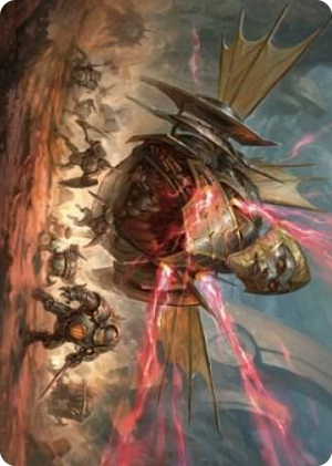 0044 Liberator, Urza's Battlethopter Art Card S Art Series: The Brothers' War