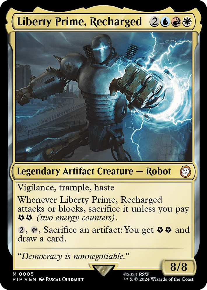 0005 Liberty Prime, Recharged M Universes Beyond: Fallout