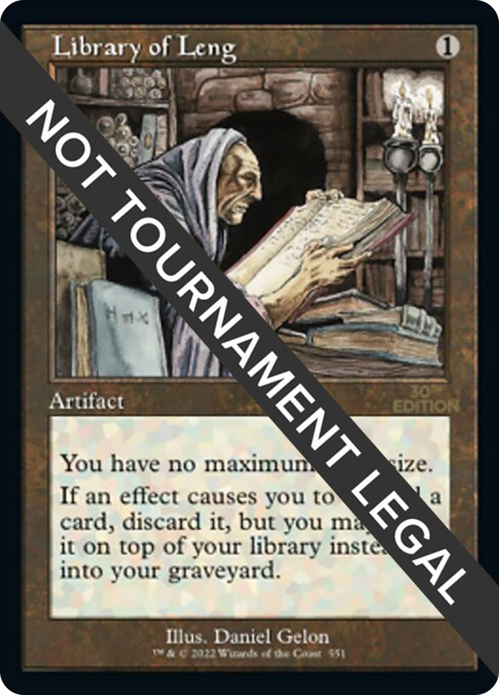 0551 Library of Leng (Retro Frame) U 30th Anniversary Edition