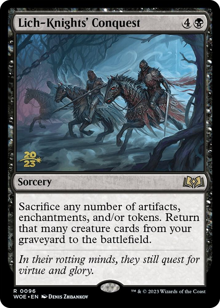 0096 Lich-Knights' Conquest R Prerelease Cards