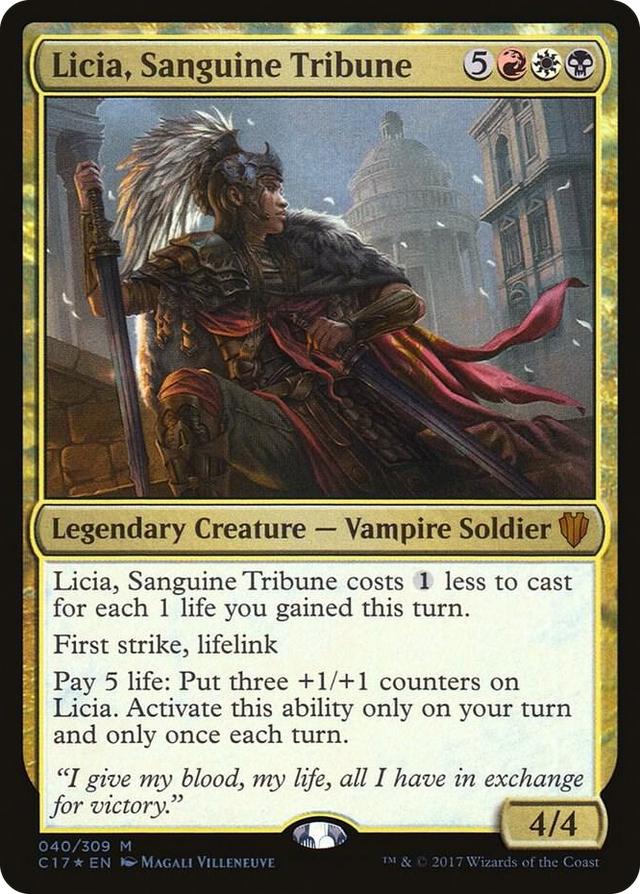 0040 Licia, Sanguine Tribune M Commander 2017