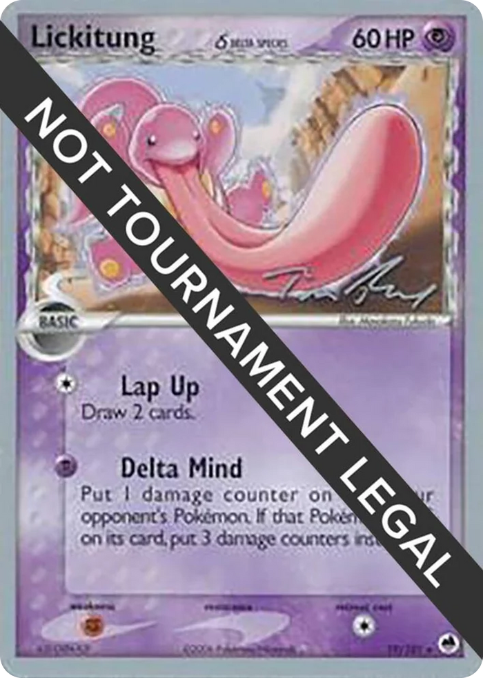 0019 Lickitung (Delta Species) - 2007 (Tom Roos) Rare World Championship Decks