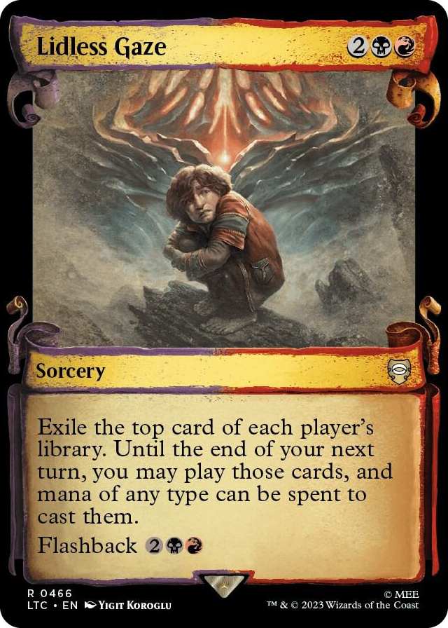 0466 Lidless Gaze (Showcase Scrolls) R Commander: The Lord of the Rings: Tales of Middle-earth