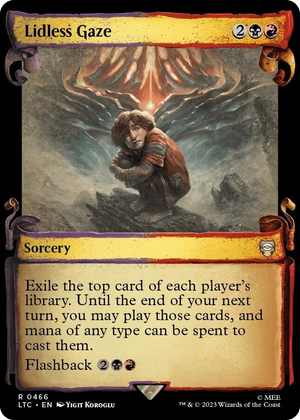 0466 Lidless Gaze (Showcase Scrolls) R Commander: The Lord of the Rings: Tales of Middle-earth