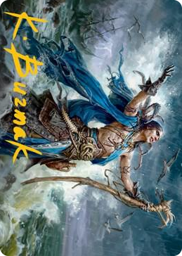0025 Lier, Disciple of the Drowned Art Card (Gold-Stamped Signature) S Art Series: Innistrad: Midnight Hunt