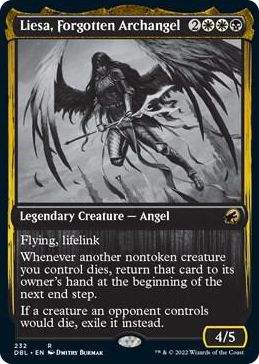 Liesa, Forgotten Archangel #232 R - Innistrad: Double Feature Pokemon card