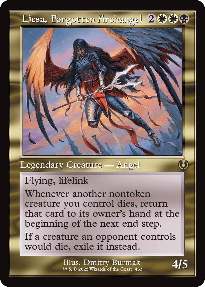 0433 Liesa, Forgotten Archangel (Retro Frame) R Innistrad Remastered