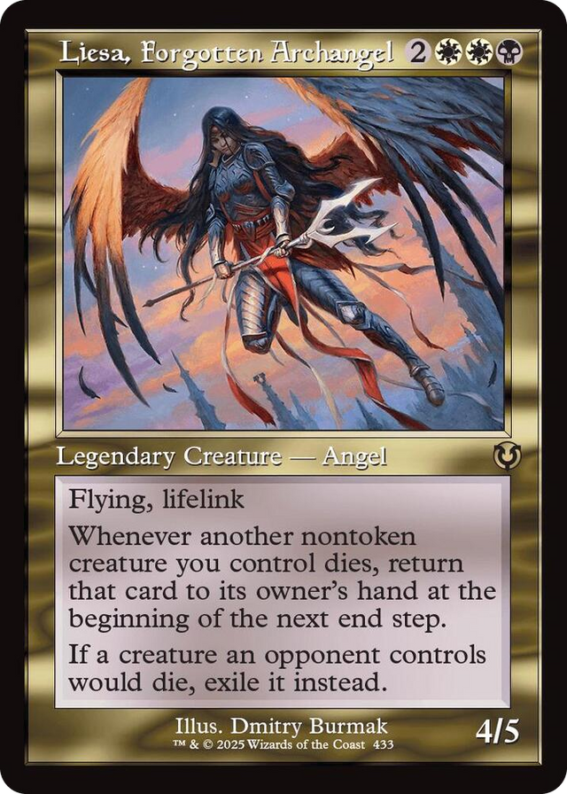 0433 Liesa, Forgotten Archangel (Retro Frame) R Innistrad Remastered