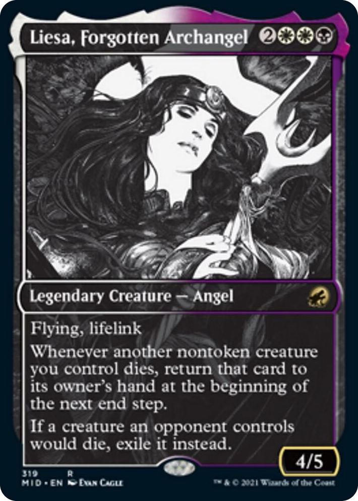 0319 Liesa, Forgotten Archangel (Showcase) R Innistrad: Midnight Hunt