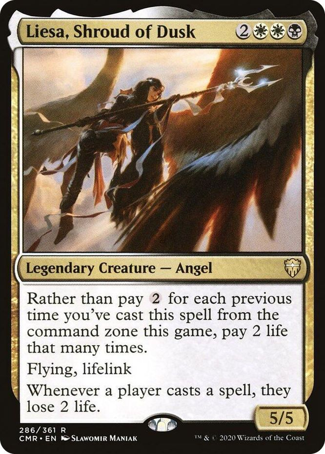 0286 Liesa, Shroud of Dusk R Commander Legends