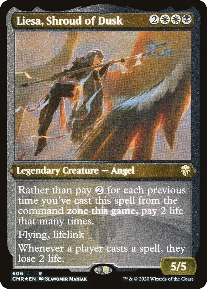 0606 Liesa, Shroud of Dusk (Foil Etched) R Commander Legends