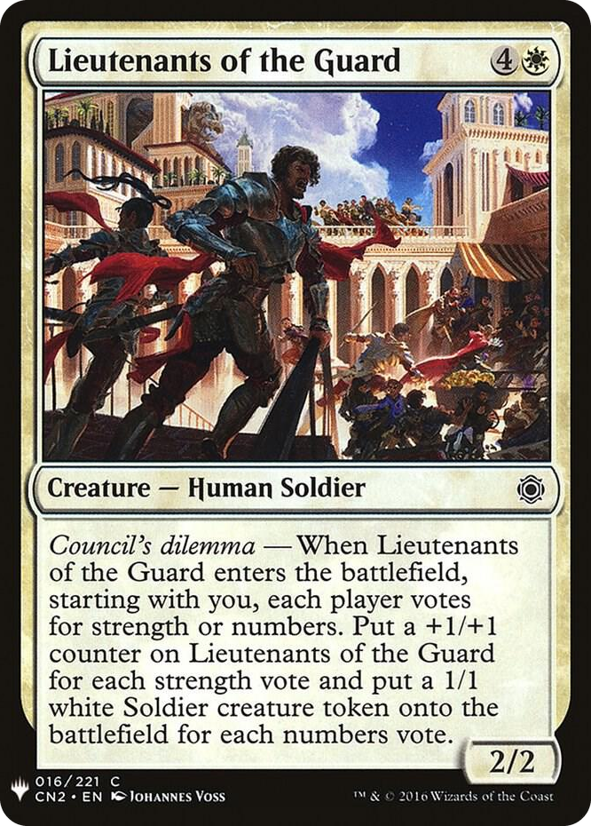 Lieutenants of the Guard #16 C - The List Reprints Pokemon card