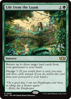 0096 Life from the Loam R Commander: Tarkir: Dragonstorm